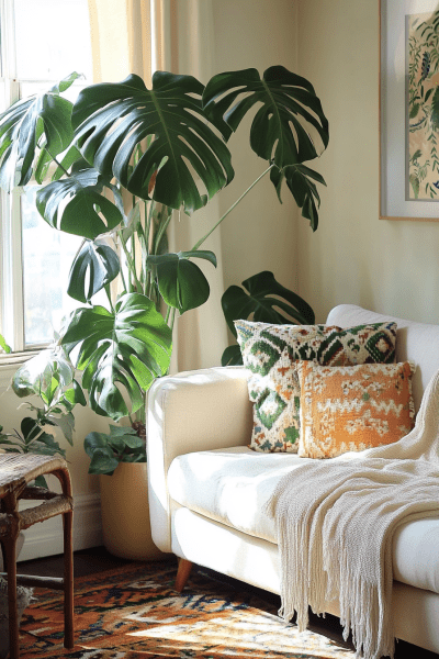 Bright Boho Plant Corner