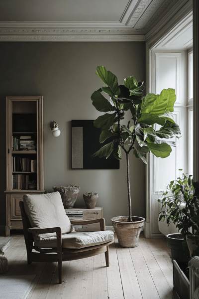 Cozy Minimalist Lounge Corner