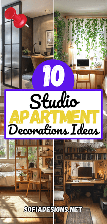 Studio Apartment Decorating Ideas Pinterest