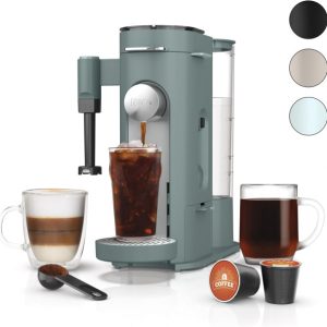 Ninja Pods & Grounds Specialty Single-Serve Coffee Maker, K-Cup Pod Compatible, Built-In Milk Frother, 6-oz. Cup to 24-oz. Travel Mug Sizes, Iced Coffee Maker, 1550 watts, Sage Green, PB051SG - PLR Digital Products