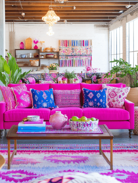 Bright Boho Chic Eclectic Home Decor