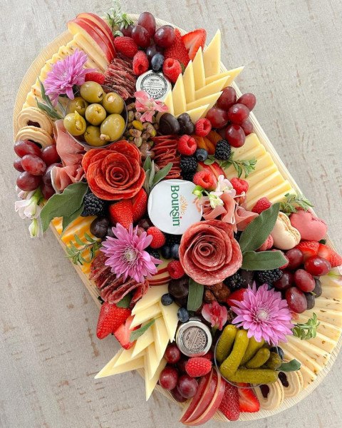 Floral & Fancy charcuterie Board
