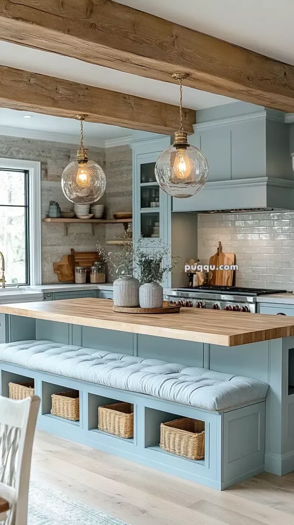 Kitchen Island Ideas with Seating and Storage