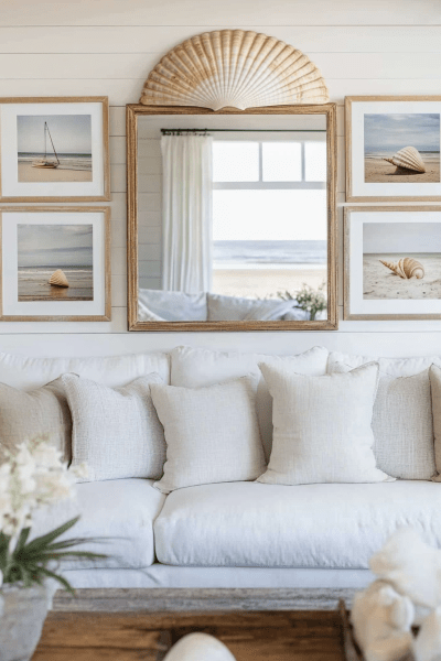 Modern Coastal Living Room Decor Ideas