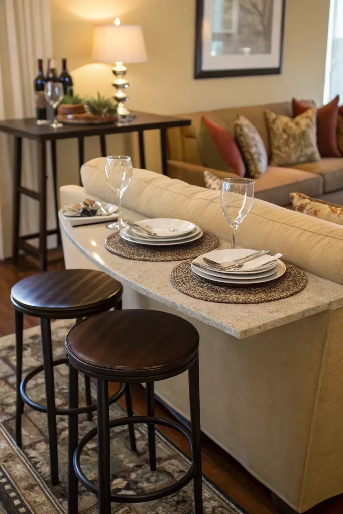 Sofa Table Behind Couch