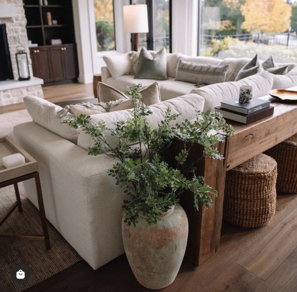 Sofa Table Behind Couch