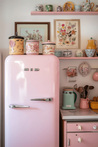 how to decorate the top of my fridge