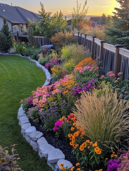 simple landscaping front yard