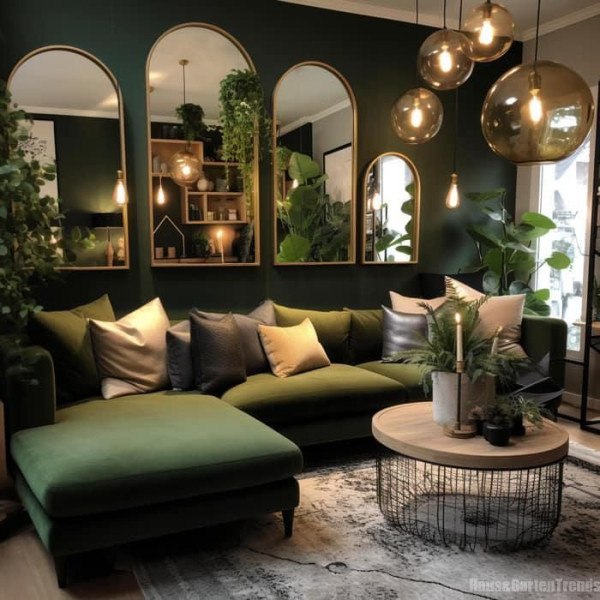 Dark Moody Living Room