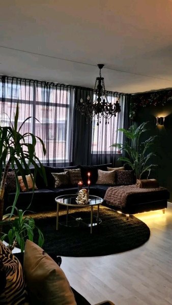 Dark Moody Living Room
