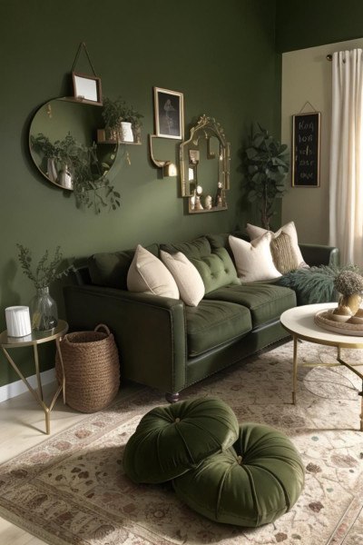 Dark Moody Living Room