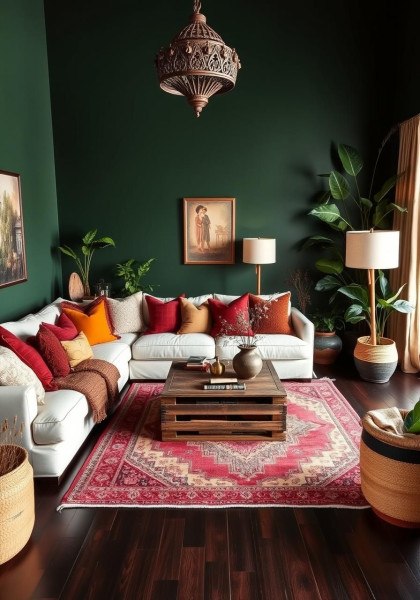 Dark Moody Living Room