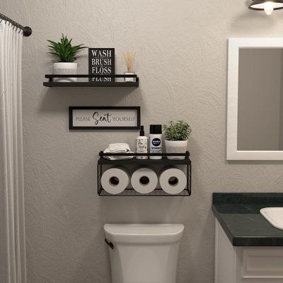 Above Toilet Decor Ideas
