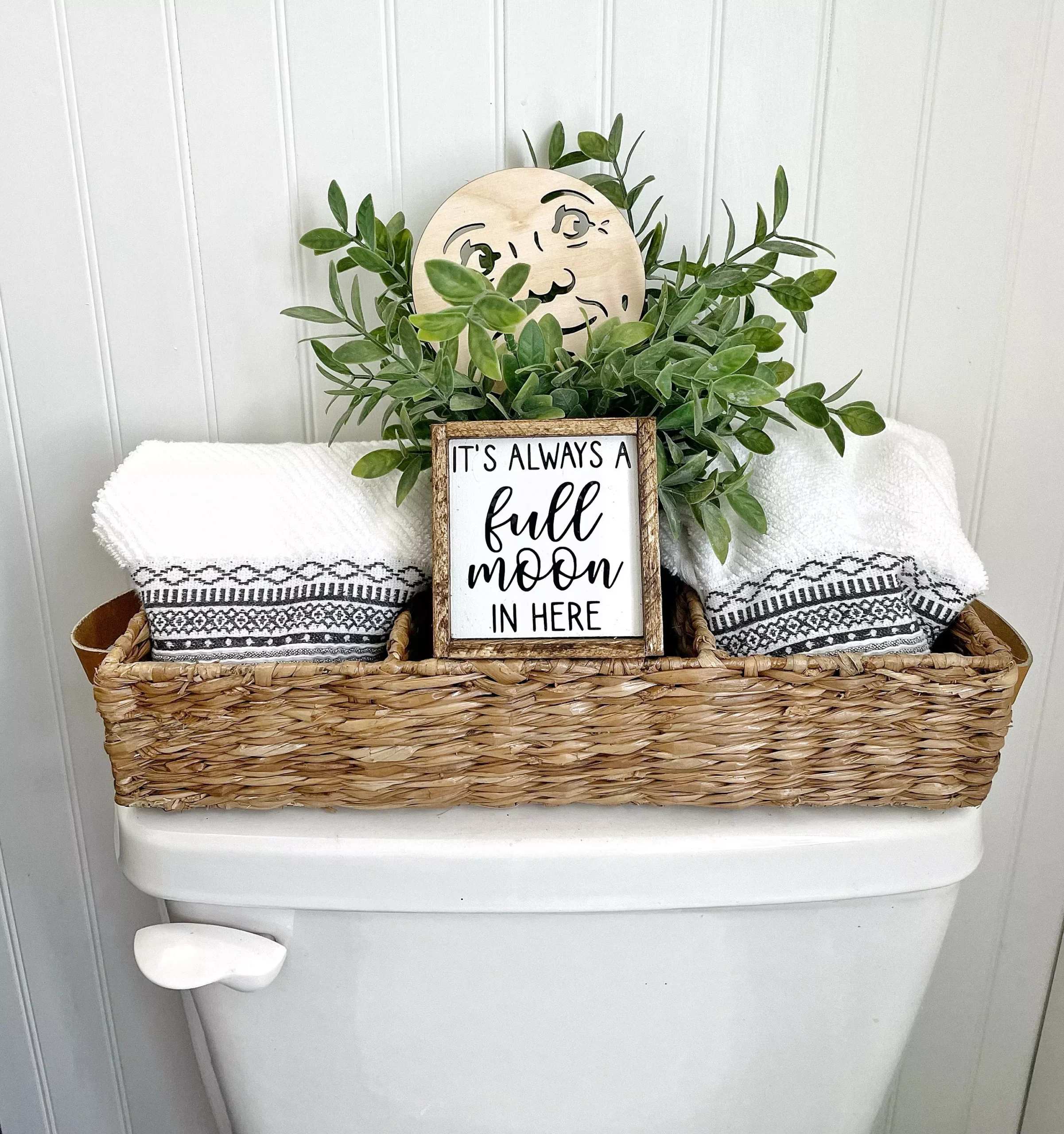 Above Toilet Decor Ideas