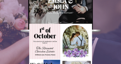 Canva Wedding Website Template with Trackable RSVP & Map