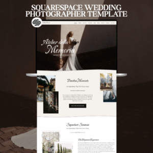Squarespace Website Template for Wedding Photographers – Premium Design - PLR Digital Products 3