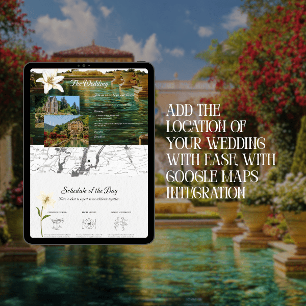 Whimsical Squarespace Wedding Website Template, RSVP, Countdown, Editable Tropical Farm Island Elegance Destination Wedding Website Template