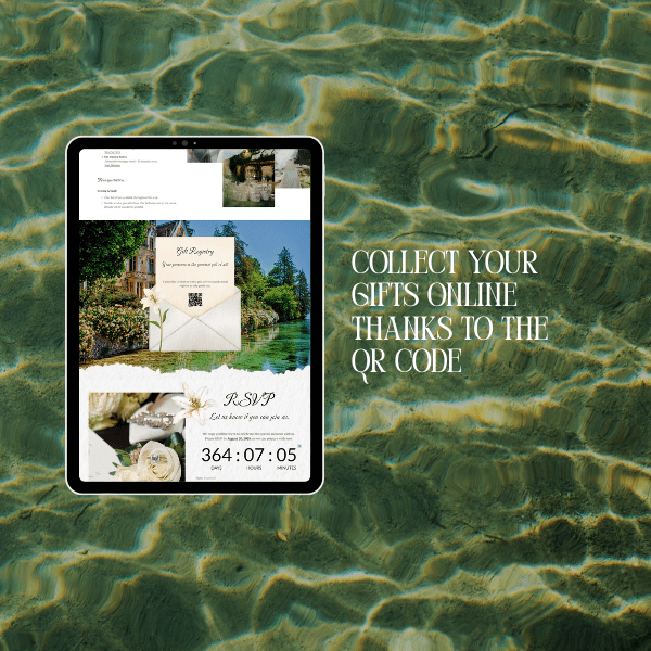 Whimsical Squarespace Wedding Website Template, RSVP, Countdown, Editable Tropical Farm Island Elegance Destination Wedding Website Template