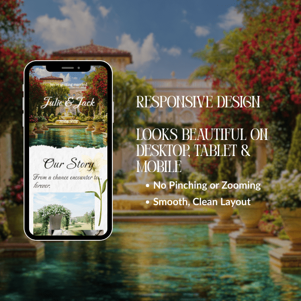 Whimsical Squarespace Wedding Website Template, RSVP, Countdown, Editable Tropical Farm Island Elegance Destination Wedding Website Template