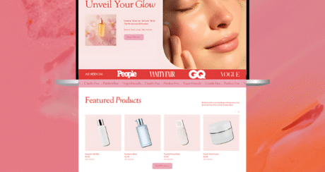 Squarespace Ecommerce Template: Skincare & Beauty Shop
