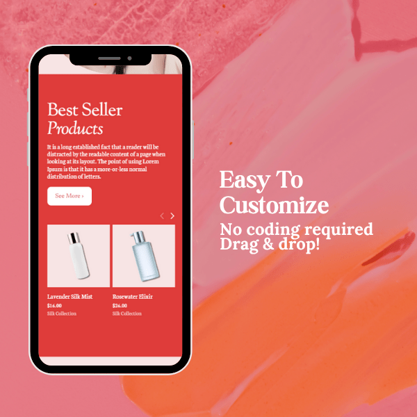 Squarespace Skincare & Beauty Shop Template | Modern Medspa, Lash Online Store Website | Luxury Pastel E-Commerce Boutique Online Store