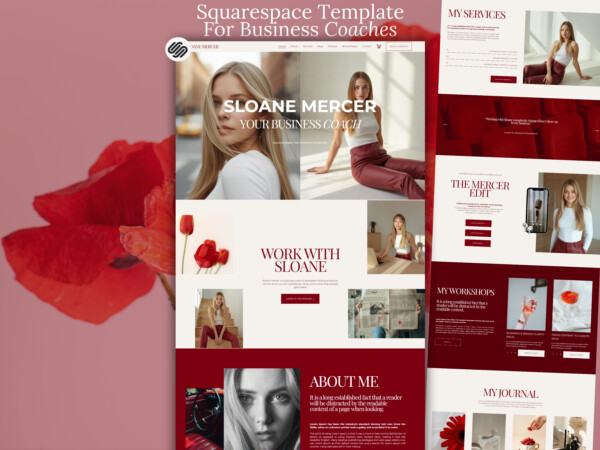squarespace template for coaches