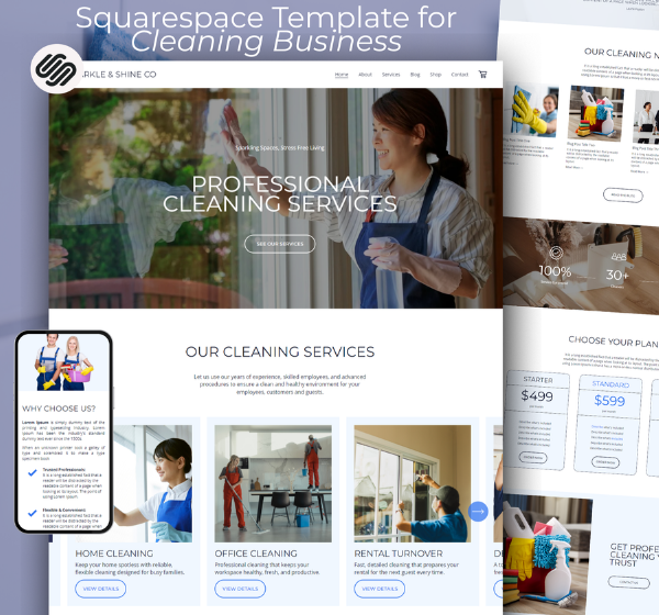 Squarespace Template For Service Business