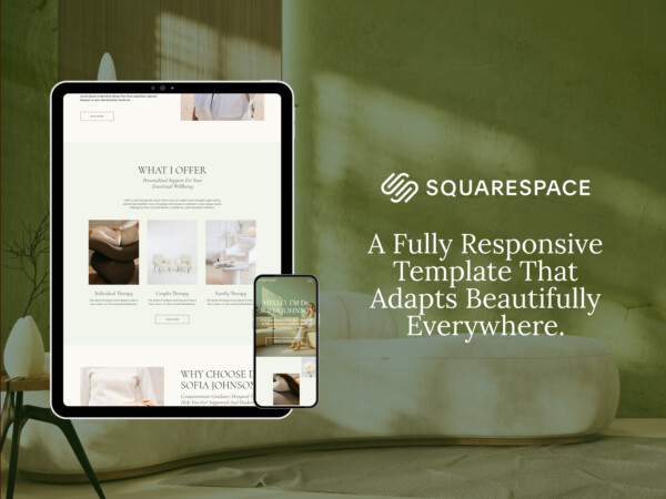 Squarespace Template For Therapists