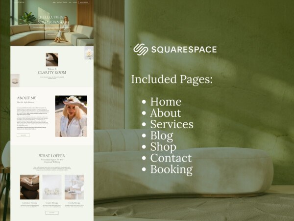 Squarespace Template For Therapists