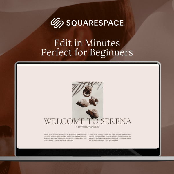Squarespace Template For Therapists: Serena - PLR Digital Products 5 Squarespace Template For Therapists: Serena - PLR Digital Products 5