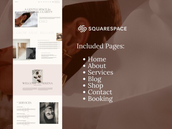 Squarespace Template For Therapists