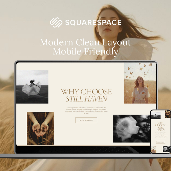 Squarespace Template For Therapists: Still Haven - PLR Digital Products 5 Squarespace Template For Therapists: Still Haven - PLR Digital Products 5
