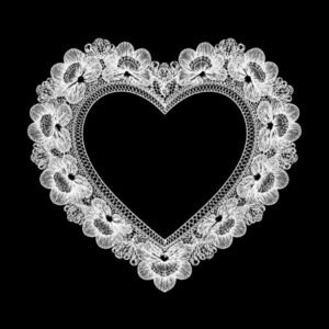 Heart Lace Border - PLR Digital Products