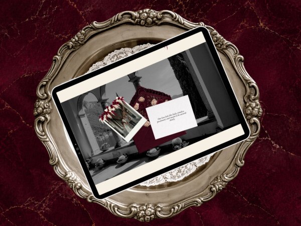 Burgundy & Ivory Vintage Floral Wedding Website Template, Editable Canva Invitation with RSVP 8 Burgundy & Ivory Vintage Floral Wedding Website Template, Editable Canva Invitation with RSVP 8