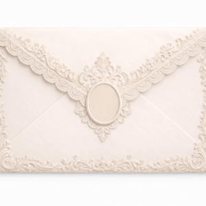 White cream baroque enveloppe - PLR Digital Products